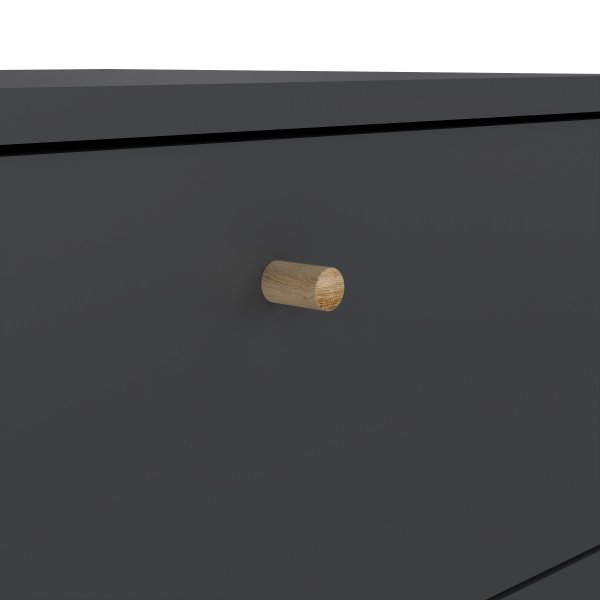 Bodo kommode med 5 skuffer - matt gr�