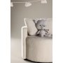 Kelso 2-seters barnesofa - Hvit teddy