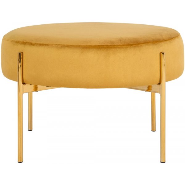 Amadora sittepuff - Gul/messing