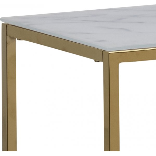 Alisma bokhylle 69,5 cm - Hvit marmor/gull Alisma bokhylle 69,5 cm - Hvit marmor/gull