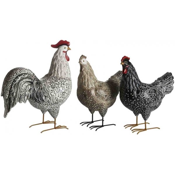 Hønedekor 31 x 18 x 39 cm - Sort Hønedekor 31 x 18 x 39 cm - Sort