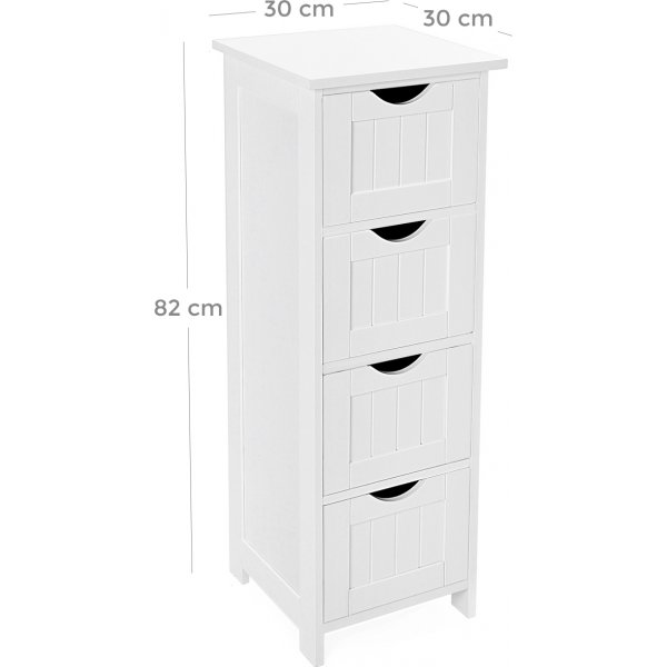Annette kommode - Hvit