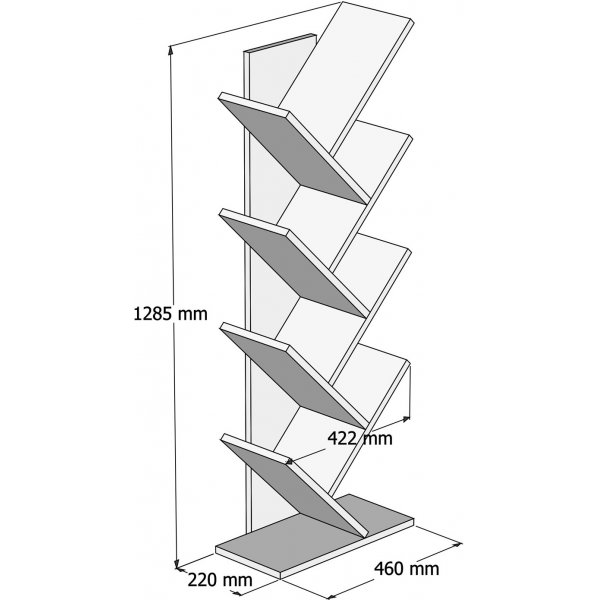 Hilma bokhylle - Hvit Hilma bokhylle - Hvit