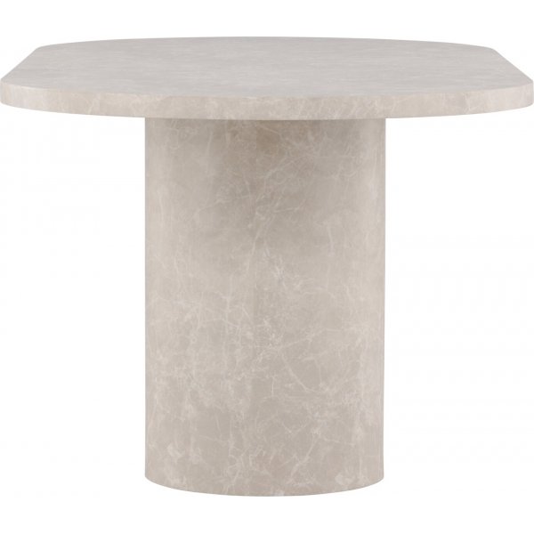Narvik spisebord 200 x 100 cm - Beige marmoreffekt