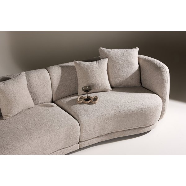 Cielo 3-seters sofa - Beige bouclé Cielo 3-seters sofa - Beige bouclé