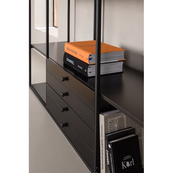 Amarillo bokhylle - Svart Amarillo bokhylle - Svart