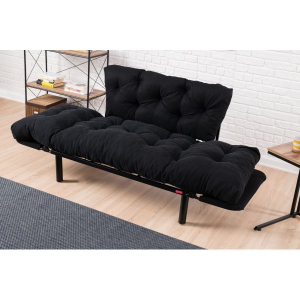 Nitta 2-seters sovesofa - Svart Nitta 2-seters sovesofa - Svart