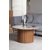 Matisse rundt stuebord i marmor - Eik/Marmor