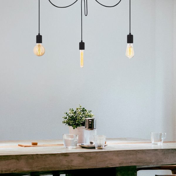 Kaluv taklampe 927 - Sort Kaluv taklampe 927 - Sort