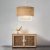 Fotilo taklampe - Beige