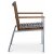 Alva spisegruppe 250x90 cm inkl. 6 stk. stoler – Teak/galvanisert metall
