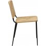 Stiletto spisestol - Beige/svart