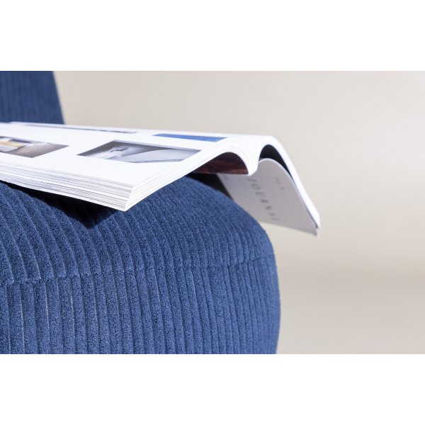 Mahla lenestol - Marineblå kordfløyel Mahla lenestol - Marineblå kordfløyel