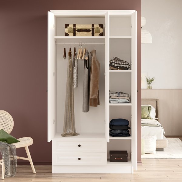 Ingo garderobe 1 - Hvit Ingo garderobe 1 - Hvit