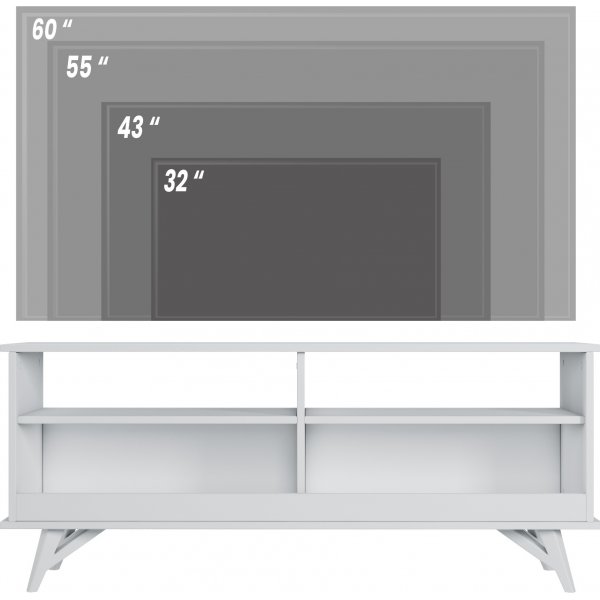 Parker mediebenk - Hvit Parker mediebenk - Hvit