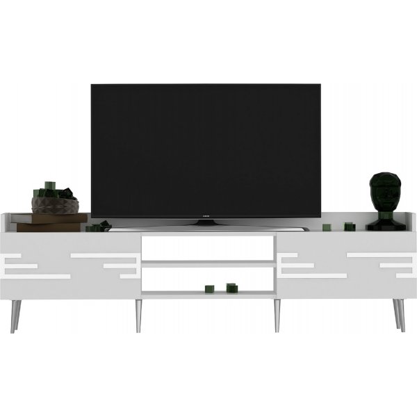 Garfo mediabenk - Hvit