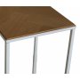 Revel nattbord - Hvit / Sildbein eik