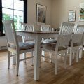 Kundebilde Dalar�s spisestol - Hvit / oljet eik