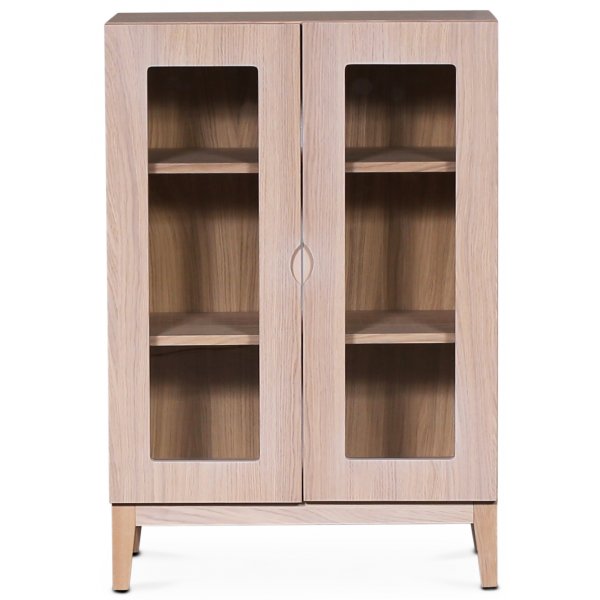 Borgholm vitrineskap - Hvitvasket eik Borgholm vitrineskap - Hvitvasket eik