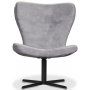 Spekerd designer lenestol - Lysegr Velour