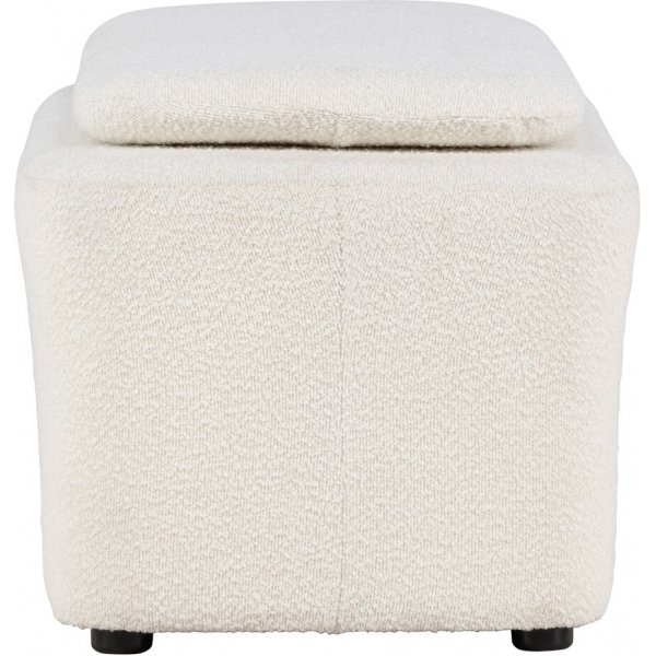 Laurel puff - Hvit boucle Laurel puff - Hvit boucle