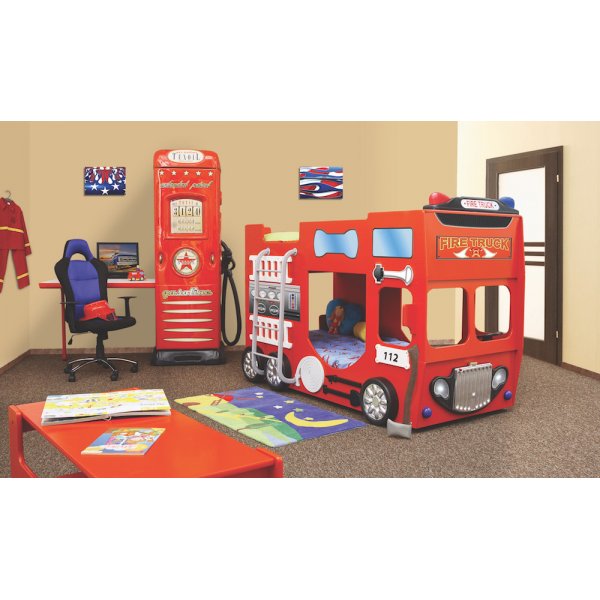 Brandbil Alfons flatseng - 90x190 cm Brandbil Alfons flatseng - 90x190 cm