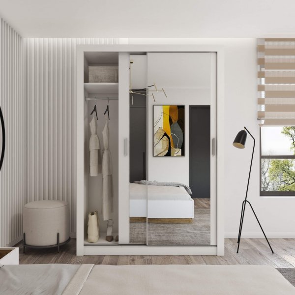 Einar garderobe 17 - Hvit