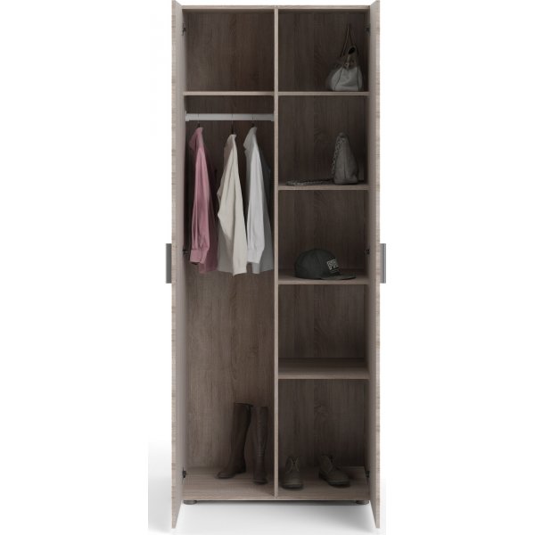 Pepe garderobe med 2 d�rer - Tr�ffel