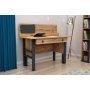 Valerin skrivebord 120 x 60 cm - Furu/antrasitt