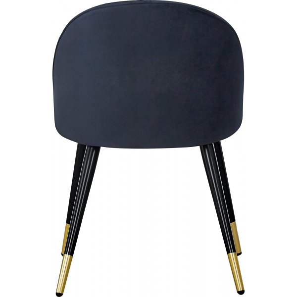 Alice spisestol - Svart/messing