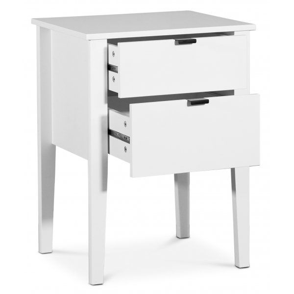 Sunderland nattbord - Hvit