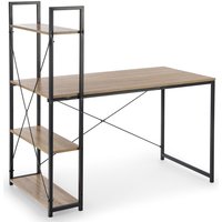 Perlie skrivebord - Sonoma eik/svart Perlie skrivebord - Sonoma eik/svart
