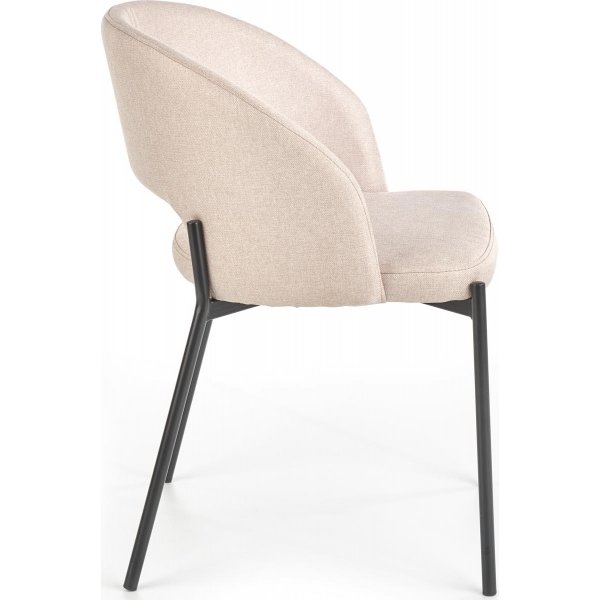 Cadeira spisestol i beige stoff + Mbelftter