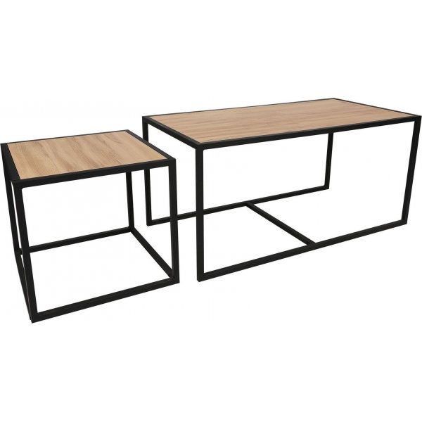 Atlantis salongbord - Eik/svart