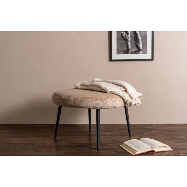 Linn fotskammel - Beige Linn fotskammel - Beige