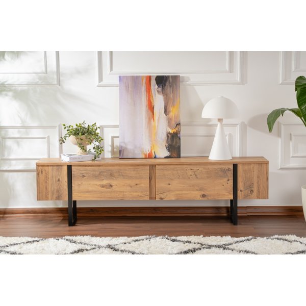 Serenity TV-stativ - Furu/svart Serenity TV-stativ - Furu/svart