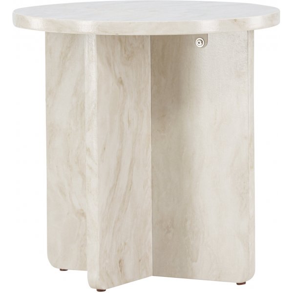 Ålesund sidebord Ø50 cm - Beige Ålesund sidebord Ø50 cm - Beige