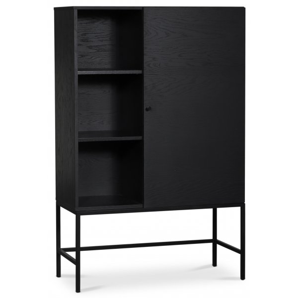 Stilo V.2 highboard - Svartvasket / Svart metall Stilo V.2 highboard - Svartvasket / Svart metall