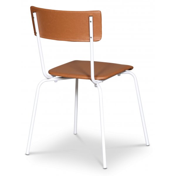 Cliff stol - Hvit/Brun Cliff stol - Hvit/Brun