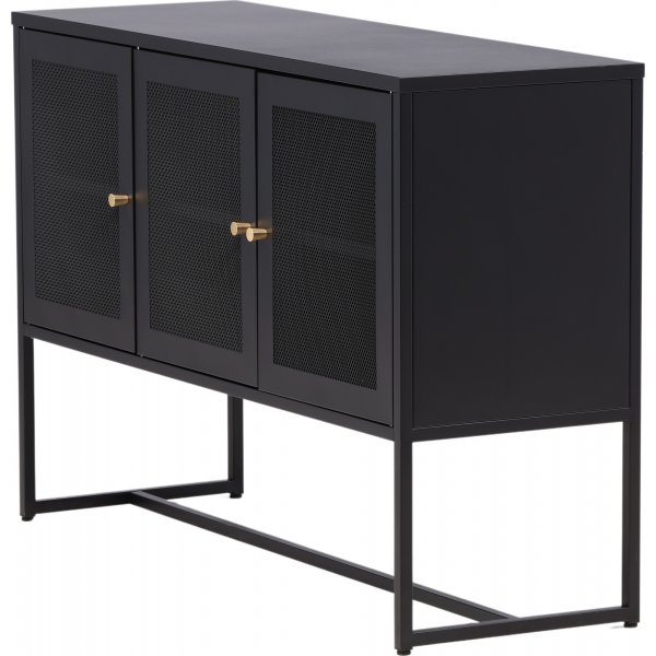 Trerike skjenk - Sort + Tekstilrens for møbler Trerike skjenk - Sort + Tekstilrens for møbler