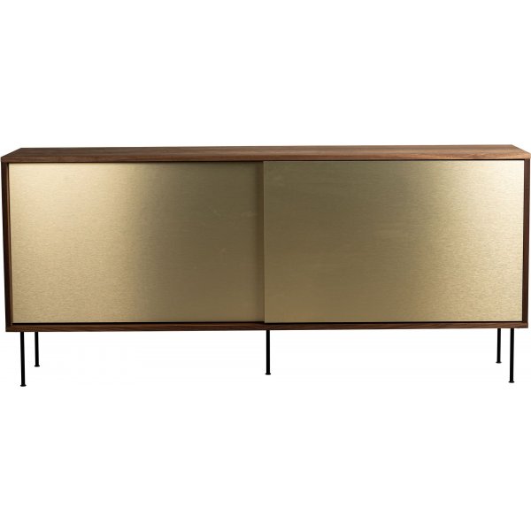 Volum skjenk 178 cm - Valntt/messing
