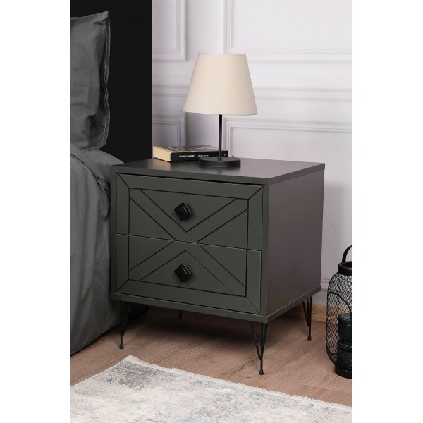 Luna nattbord - Antrasitt Luna nattbord - Antrasitt