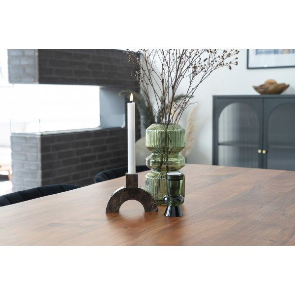 Vase i grønt glass Vase i grønt glass