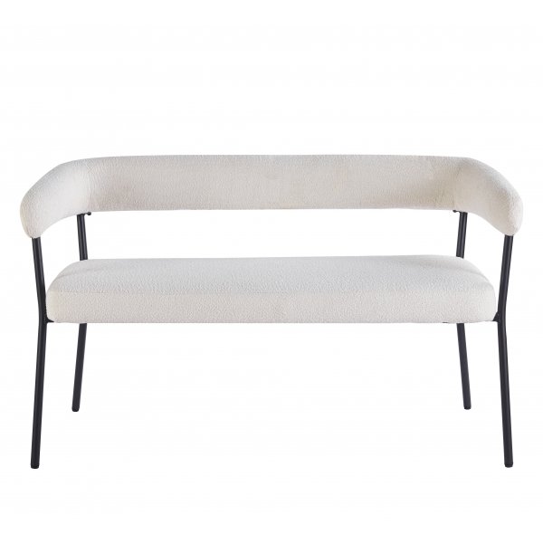 Wilma sofa 123 cm bred - Beige bouclè Wilma sofa 123 cm bred - Beige bouclè