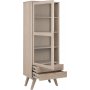 A-Line glassskap 190 cm - Hvit