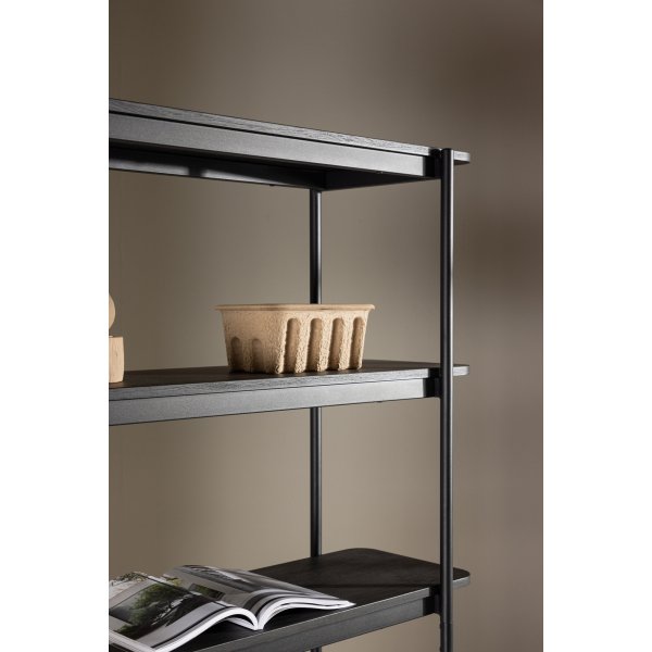 Heim hylle 190 cm - Sort