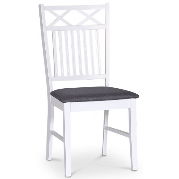 Sandhamn spisegruppe; 180x90 cm bord med 6 Sandhamn Gripsholm spisestoler + 6.00 x Stolpute Sandhamn spisegruppe; 180x90 cm bord med 6 Sandhamn Gripsholm spisestoler + 6.00 x Stolpute