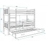 Carino kyeseng med ekstra seng 80 x 190 cm - Alle farger