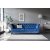 Milton Chesterfield 3-seter sofa - Mrkebl flyel + Tekstilrens for mbler