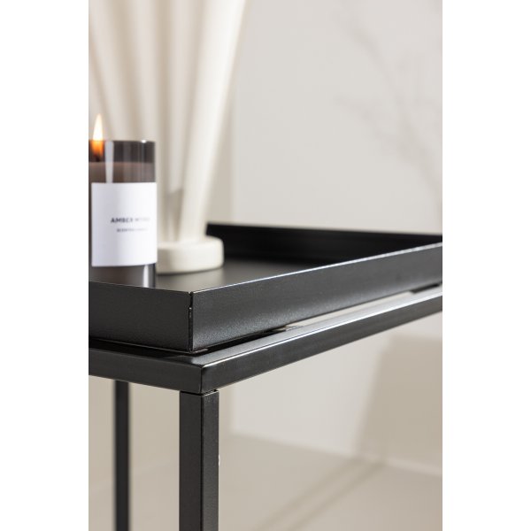 Porto sidebord 45 x 45 cm - Sort Porto sidebord 45 x 45 cm - Sort